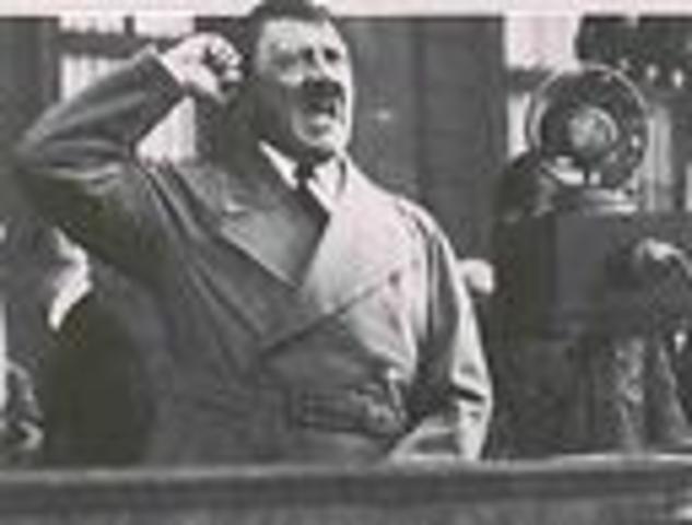 Hitler announces secret plans for Lebensraum