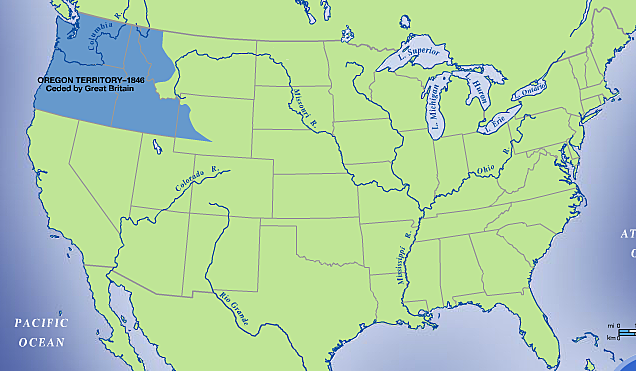 Oregon becomes a free Territory