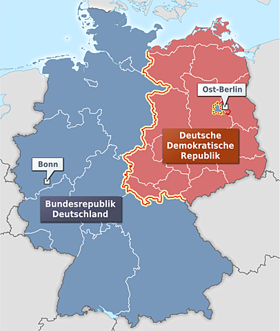 Federal Republic of Germany (BRD) and German Democratic Republic (GDR)