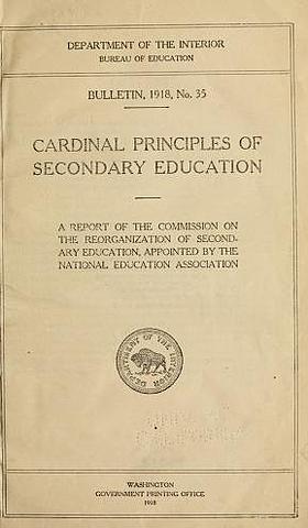 The Cardinal Principles Report of 1918