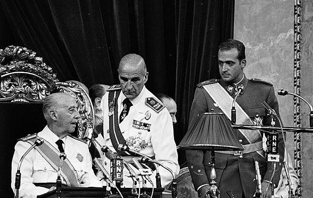 Juan Carlos de Borbón sucesor de Franco.