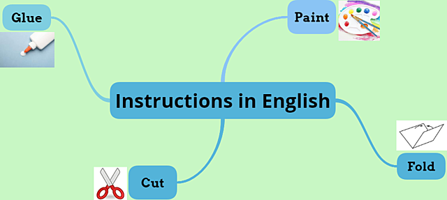 We are sharing vocabulary in English about  the action verbs for the building.