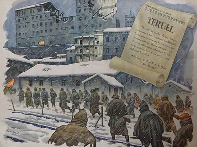 Ofensiva republicana en Teruel empieza