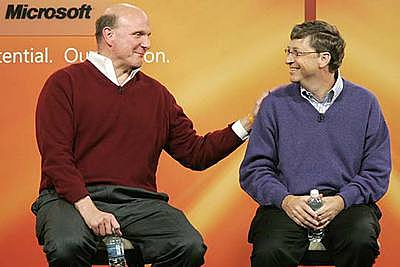 Gates sede el puesto a Ballmer