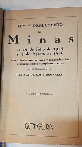 Ley de minas
