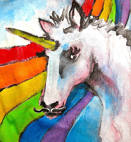 Malory finally met a unicorn