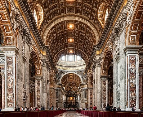 St. Peter's Basilica is Started (The Catholic Church Pre-Reformation)