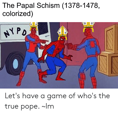 The Catholic Church: Electing Three Popes