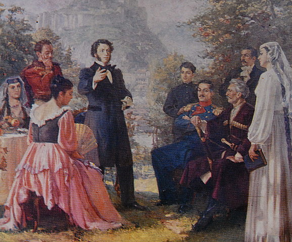 1820 - 1826 exiled from the capital cities for political reasons, he went to the south of the country