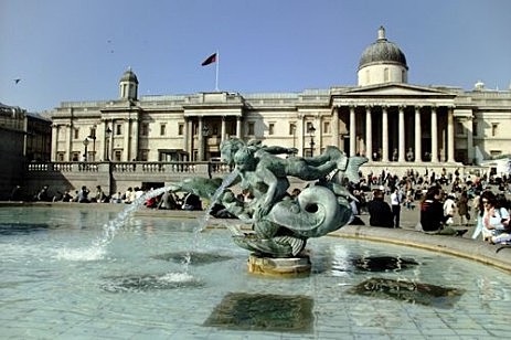 Fonteinen Trafalgar Square
