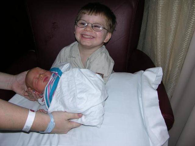 My little brother was born.