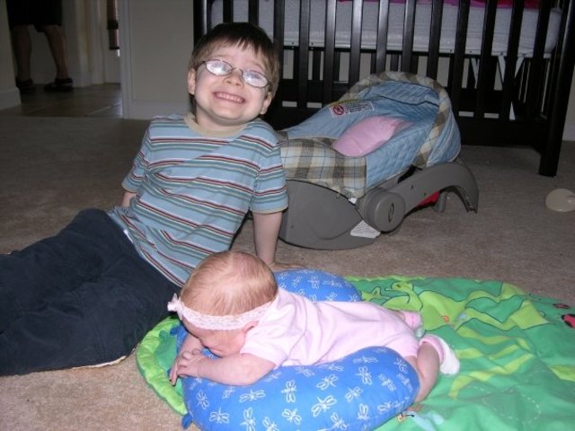 Little Sister Lily is born.