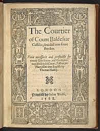 The Courtier by Castiglione (Literary Works)