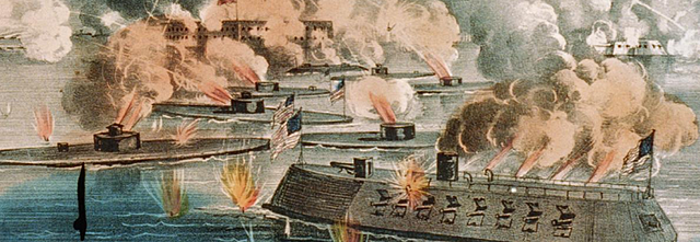 Confederate Troops Fire at Fort Sumter, South Carolina