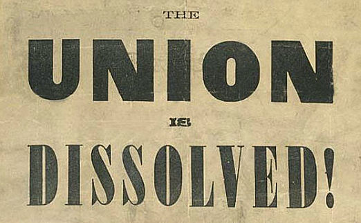 South Carolina Secedes from the Union