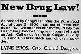 Pure Food and Drug Act