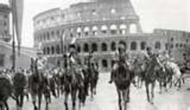 Fascist Party establlished under Mussolini in Italy