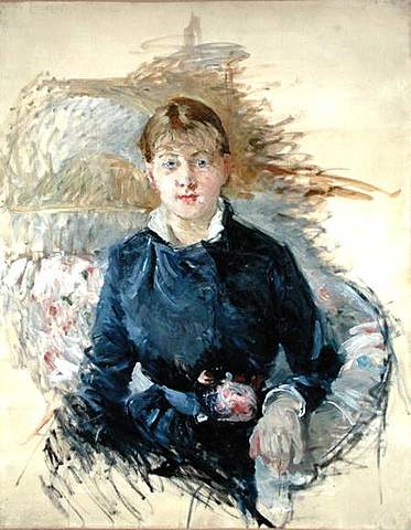Portrait de Louise Riesener de Berthe Morisot