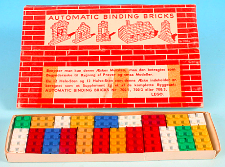 Lego bricks are sold on the market