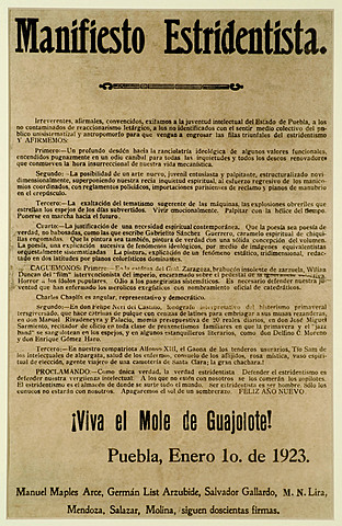 Segundo Manifiesto Estridentista