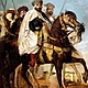 Ali ben hamet caliph of constantine and chief of the haractas followed by his escort 1845