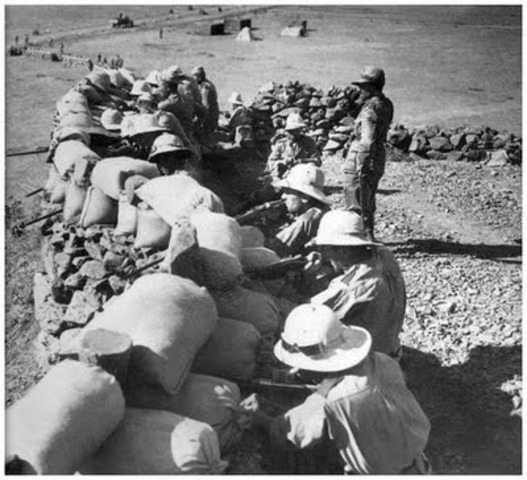 Italian troops take over Ethiopia