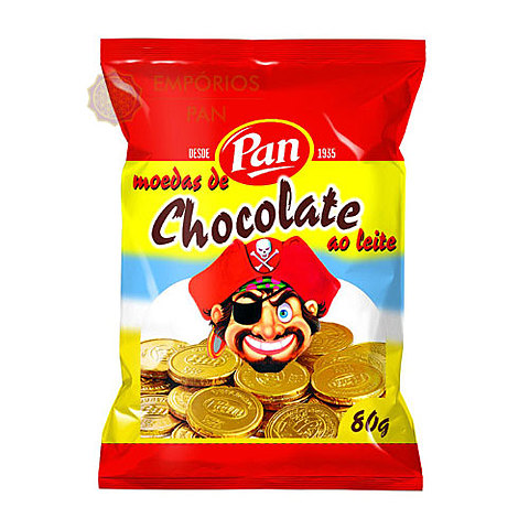 Moedinhas de Chocolate Pan