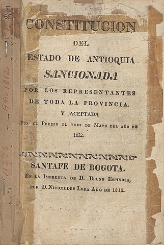 Constitución del Estado de Antioquia en Rionegro