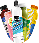Lifewater,Izze, Fuzions created by pepsi