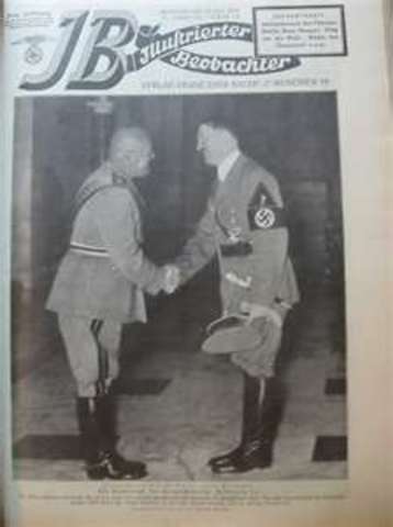 Hitler takes Austria