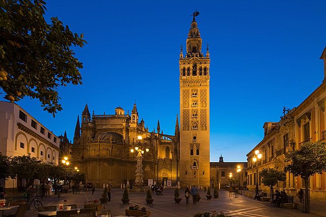 La torre de la Giralda de Sevilla.