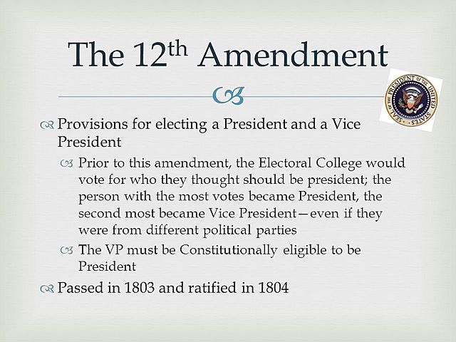 12th Amendment
