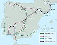 Al Andalus en casi toda España