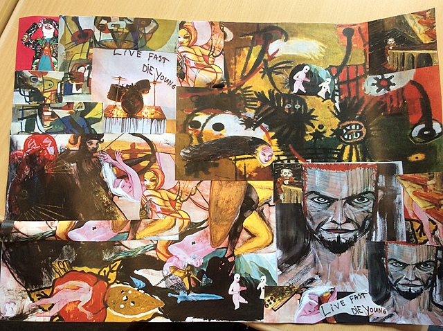 Rebelse collage Lotte