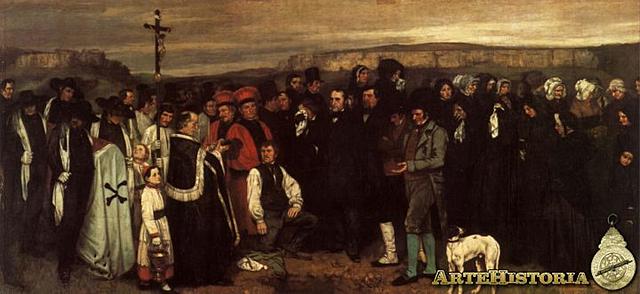 En El enterrament en Ornans