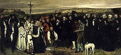 El entierro en Ornans (1849, Museo del Louvre, París),