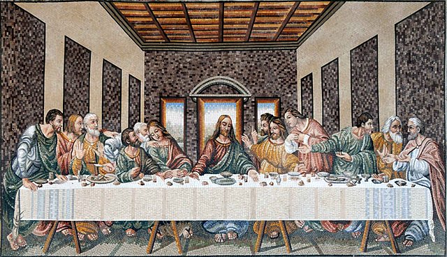 Da Vinci Finishes The Last Supper Painting