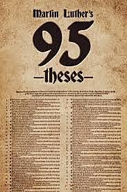 95 theses were written