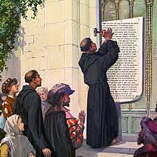 Martin Luther Nailed his 95 Theses to Wittenberg Castle Church