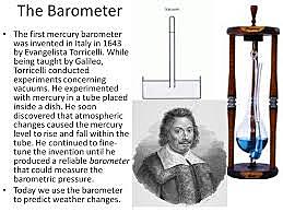 Scientific Discoveries  Barometer