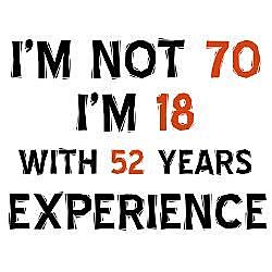 In March my son is moving away and going to Hawaii but today is my 70th birthday!