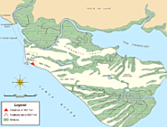 Settlers arrived in Jamestown