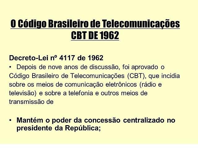 Código brasileiro de telecomunicações