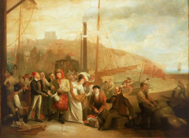 Irish arrives in Britain