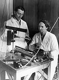 Irene Curie e Frederic Juliot