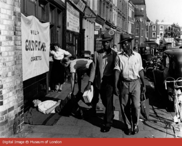 Men from the West Indies arrives