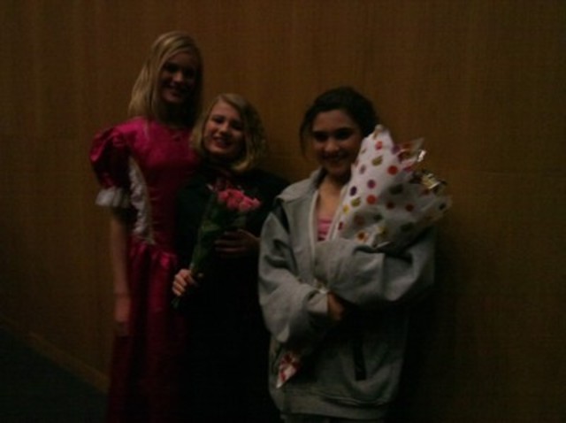 När jag spelade upp min första riktiga pjäs som heter: en midsommarnattsdröm!