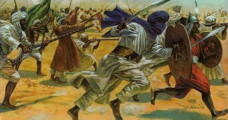 Inicio de la invasión musulmana