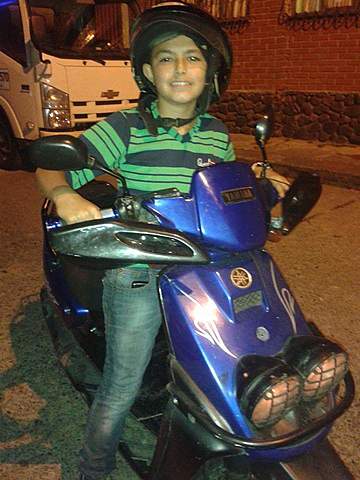 Aprendí a montar moto