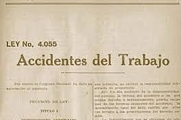 Porfiriato - Ley de accidentes del trabajo